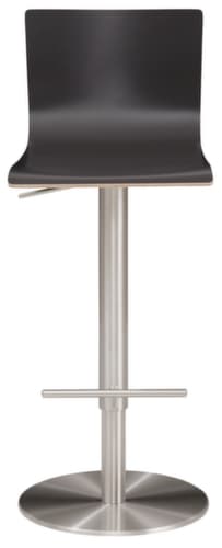 Mayer Sitzmöbel tabouret de bar myHENRI avec dossier élevé, assise anthracite