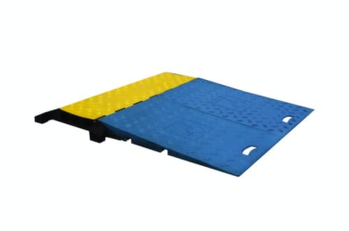 Moravia kit de rampes fauteuil roulant MORION pour protège-câbles, largeur 440 mm, bleu