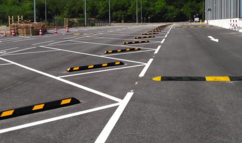 Moravia Délimitation de parkings Park-AID®, largeur 1800 mm, noir/jaune