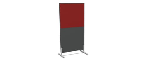 Nowy Styl Paroi de séparation E10 en bois avec revêtement en tissu, hauteur x largeur 1545 x 800 mm
