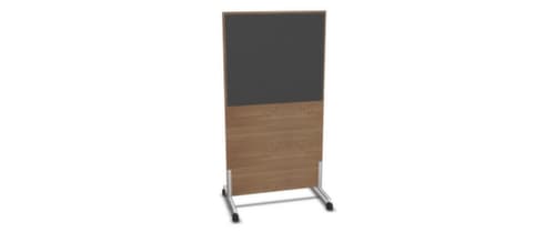 Nowy Styl Paroi de séparation E10 en bois avec revêtement en tissu, hauteur x largeur 1545 x 800 mm