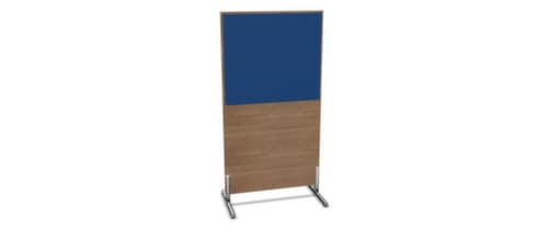 Nowy Styl Paroi de séparation E10 en bois avec revêtement en tissu, hauteur x largeur 1545 x 800 mm