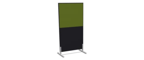 Nowy Styl Paroi de séparation E10 en bois avec revêtement en tissu, hauteur x largeur 1545 x 800 mm