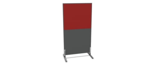 Nowy Styl Paroi de séparation E10 en bois avec revêtement en tissu, hauteur x largeur 1545 x 800 mm