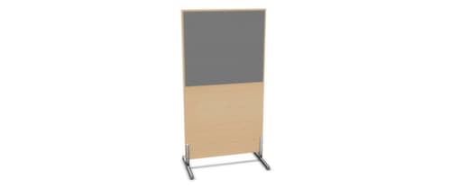 Nowy Styl Paroi de séparation E10 en bois avec revêtement en tissu, hauteur x largeur 1545 x 800 mm