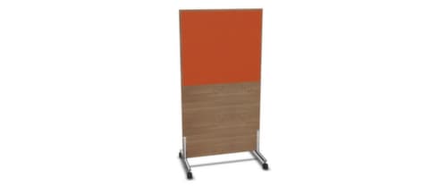 Nowy Styl Paroi de séparation E10 en bois avec revêtement en tissu, hauteur x largeur 1545 x 800 mm