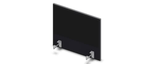 Nowy Styl Panneau d'attachement E10 pour table de bureau, largeur 600 mm
