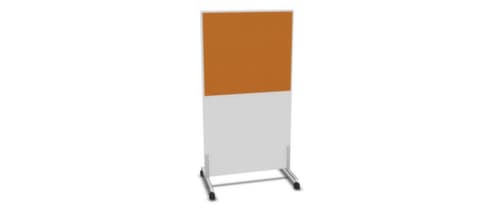 Nowy Styl Paroi de séparation E10 en bois avec revêtement en tissu, hauteur x largeur 1545 x 800 mm