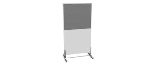 Nowy Styl Paroi de séparation E10 en bois avec revêtement en tissu, hauteur x largeur 1545 x 800 mm