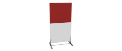 Nowy Styl Paroi de séparation E10 en bois avec revêtement en tissu, hauteur x largeur 1545 x 800 mm