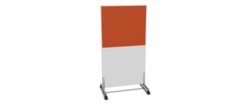 Nowy Styl Paroi de séparation E10 en bois avec revêtement en tissu, hauteur x largeur 1545 x 800 mm