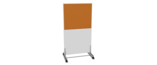 Nowy Styl Paroi de séparation E10 en bois avec revêtement en tissu, hauteur x largeur 1545 x 800 mm