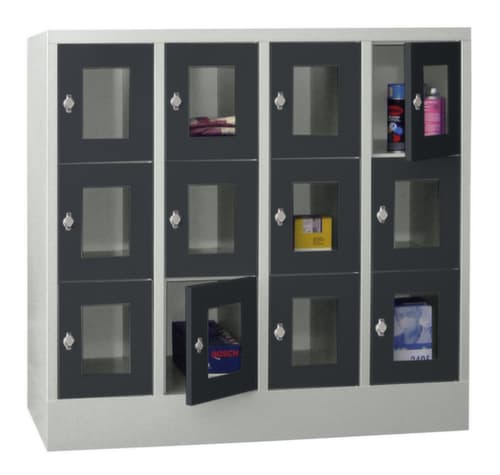 PAVOY armoire multicases Basis, 12 compartiments