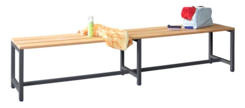 PAVOY Banc vestiaire Basis avec lames en bois