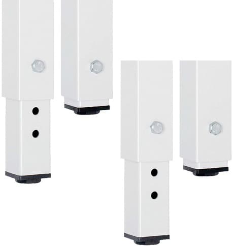 RAU Établi à hauteur réglable Serie 8000, 3 tiroirs, RAL7035 gris clair/RAL5010 bleu gentiane