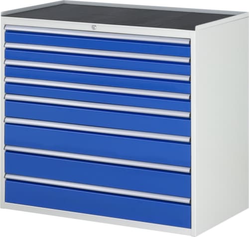 RAU Armoire à tiroirs Serie 7000, 8 tiroir(s), RAL7035 gris clair/RAL5010 bleu gentiane