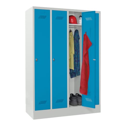 PAVOY Armoire vestiaire Basis avec 4 compartiments, largeur de compartiment 300 mm