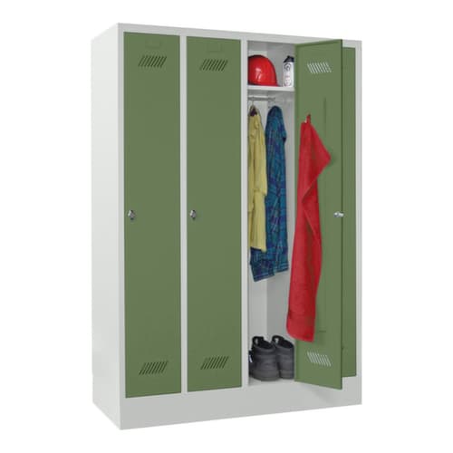 PAVOY Armoire vestiaire Basis avec 4 compartiments, largeur de compartiment 300 mm
