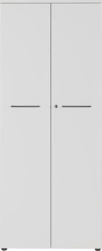 Armoire de classement GW-AGENDA, 5 hauteurs des classeurs, gris clair/gris clair