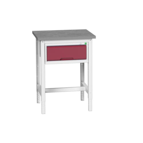 bott Établi verso, 1 tiroir, RAL7035 gris clair/RAL3004 rouge pourpre