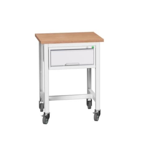 bott Établi mobile verso, 1 tiroir, RAL7035 gris clair/RAL7035 gris clair