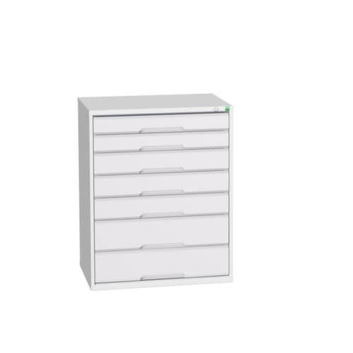 bott Armoire à tiroirs verso, 7 tiroir(s), RAL7035 gris clair/RAL7035 gris clair