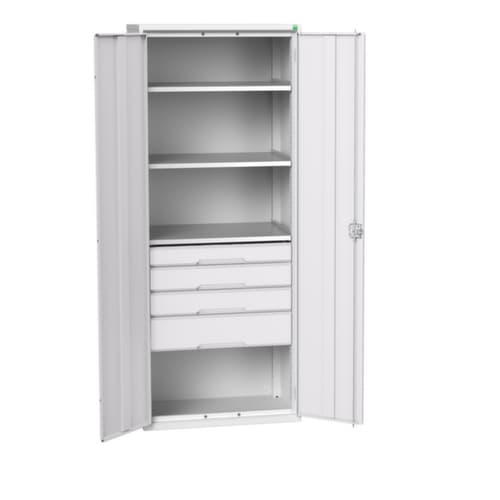 bott Armoire universelle verso avec tablettes et tiroirs, largeur 800 mm