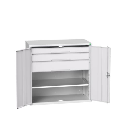 bott Armoire universelle verso avec tablettes et tiroirs, largeur 1050 mm