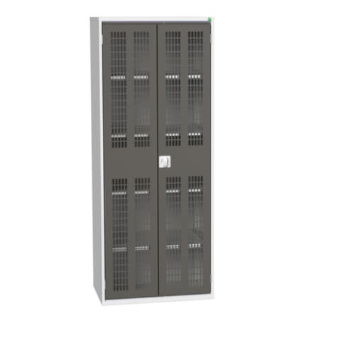 bott armoire à portes battantes verso avec fentes d’aération, largeur 800 mm