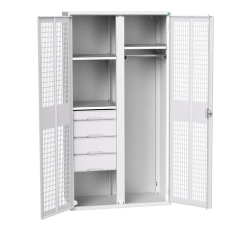 bott armoire à portes battantes verso avec fentes d’aération, largeur 1050 mm