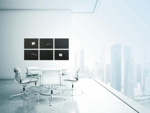 Legamaster tableau en verre décoratif, hauteur x largeur 900 x 1200 mm