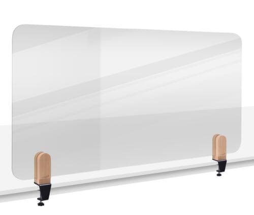 Legamaster cloison de table ELEMENTS en verre acrylique, hauteur x largeur 600 x 1200 mm