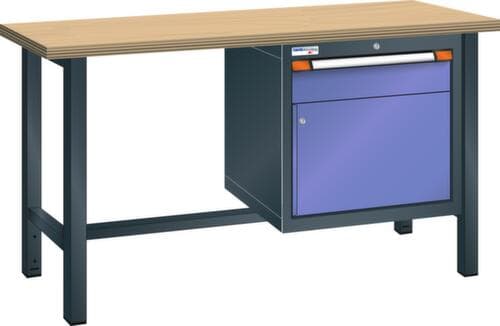 Thurmetall Établi, 1 tiroir, 1 armoire, 1 tablette