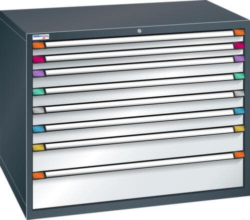 Thurmetall Armoire à tiroirs de largeur 1205 mm, 8 tiroir(s)