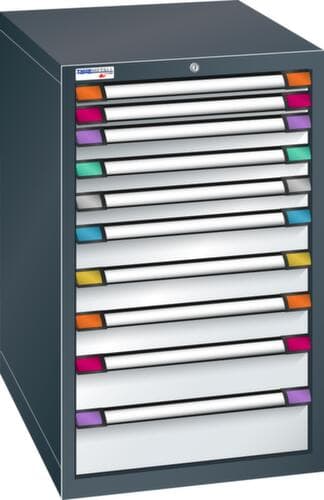 Thurmetall Armoire à tiroirs largeur 605 mm, 10 tiroir(s)