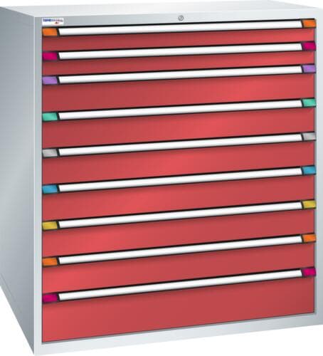 Thurmetall Armoire à tiroirs de largeur 1205 mm, 9 tiroir(s)