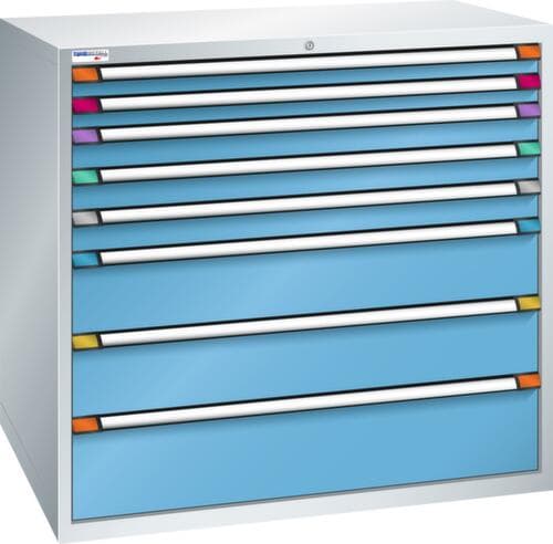 Thurmetall Armoire à tiroirs de largeur 1205 mm, 8 tiroir(s)