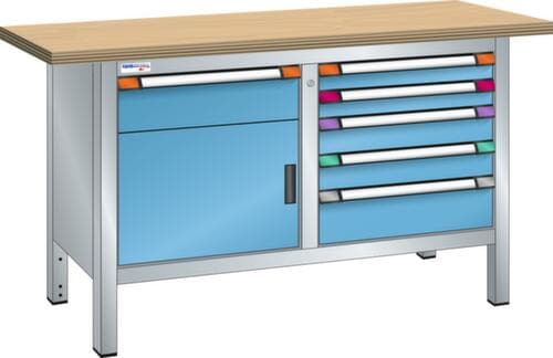Thurmetall Établi, 6 tiroirs, 1 armoire