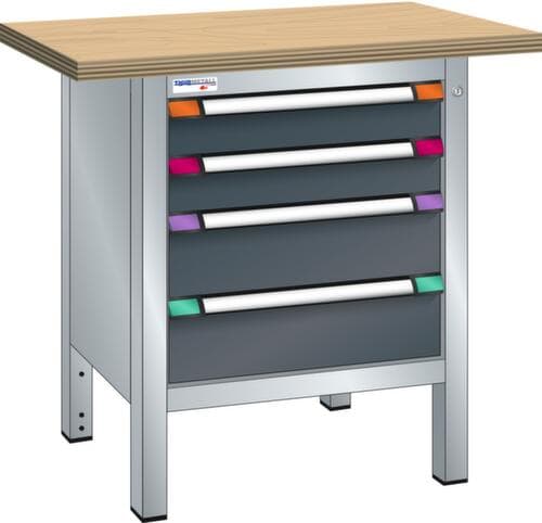 Thurmetall Établi, 4 tiroirs