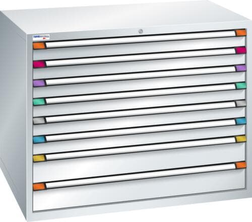 Thurmetall Armoire à tiroirs de largeur 1205 mm, 8 tiroir(s)