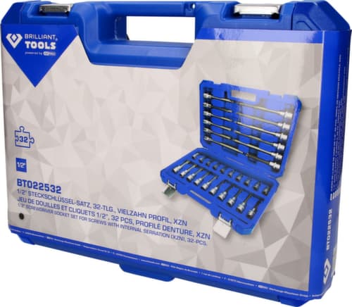 Brilliant Tools Jeu de douilles 1/2"