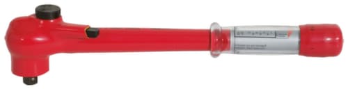 KS Tools Clé dynamométrique 1/2" avec isolation protectrice et tête à cliquet réversible