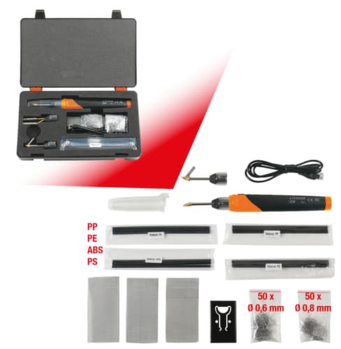 KS Tools Kit de réparation plastique pour batterie