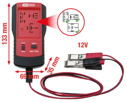 KS Tools Testeur de relais 12V