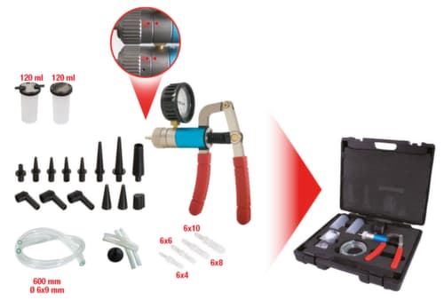 KS Tools Jeu de pompes à pression et à vide