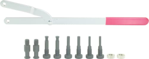 KS Tools Jeu de contre-porteurs de poulies universelles