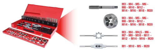 KS Tools Jeu d'outils de taraudage HSS