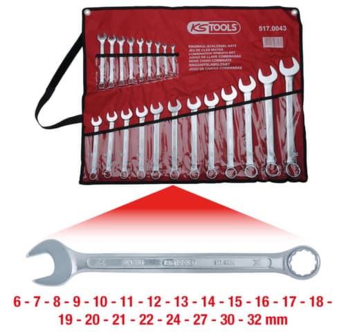 KS Tools Jeu de clés combinées
