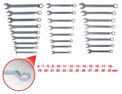 KS Tools Jeu de clés combinées