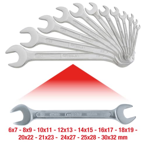 KS Tools Jeu de clés à fourche double